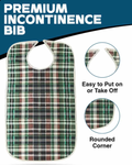 Incontinence Bib 18″x36″ – Green-24PC