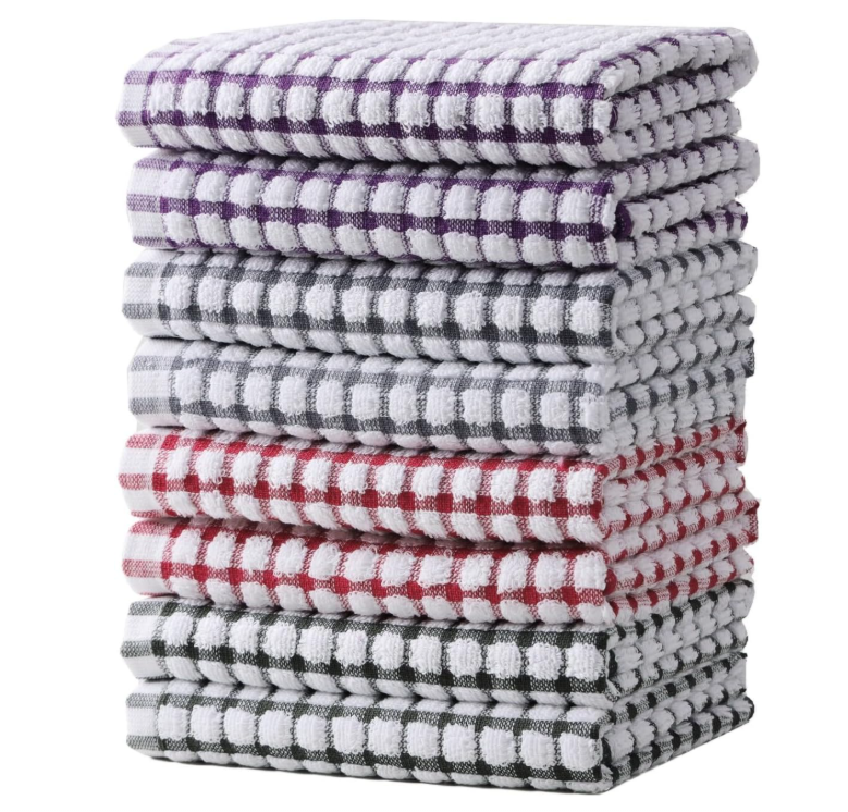 Percost Luxe™ Cotton Kitchen Dish Towel Set-6 Set-48PC