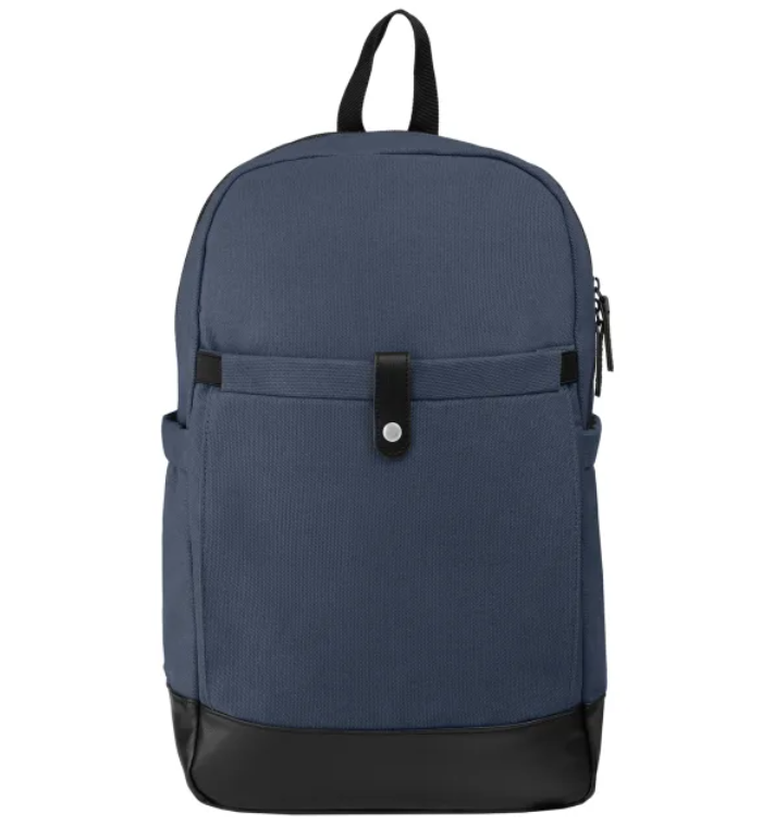 Percost™ Custom Recycled Cotton Canvas Laptop Backpack–12L-MOQ50