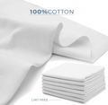 Percost Luxe™ 100% Cotton Lint-Free Cleaning Rags-24PC
