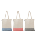 Percost™ Custom Recycled Cotton Micro Stripe Tote Bag – 9.7L-MOQ100