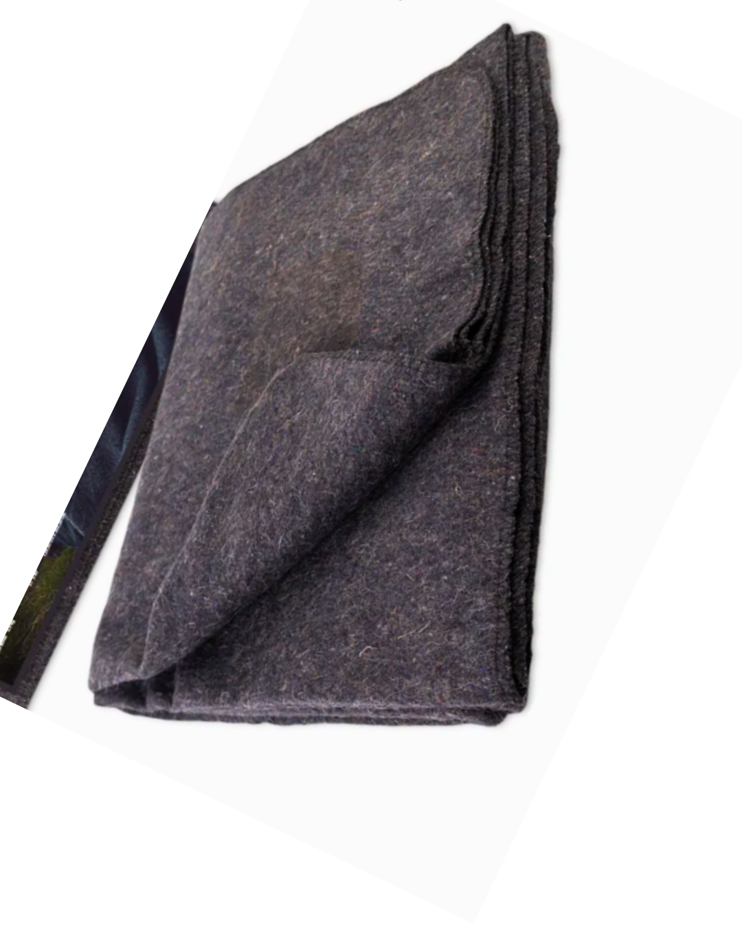 Percost™ 50% Wool Emergency & Outdoor Blanket – 51" × 80"-2PC