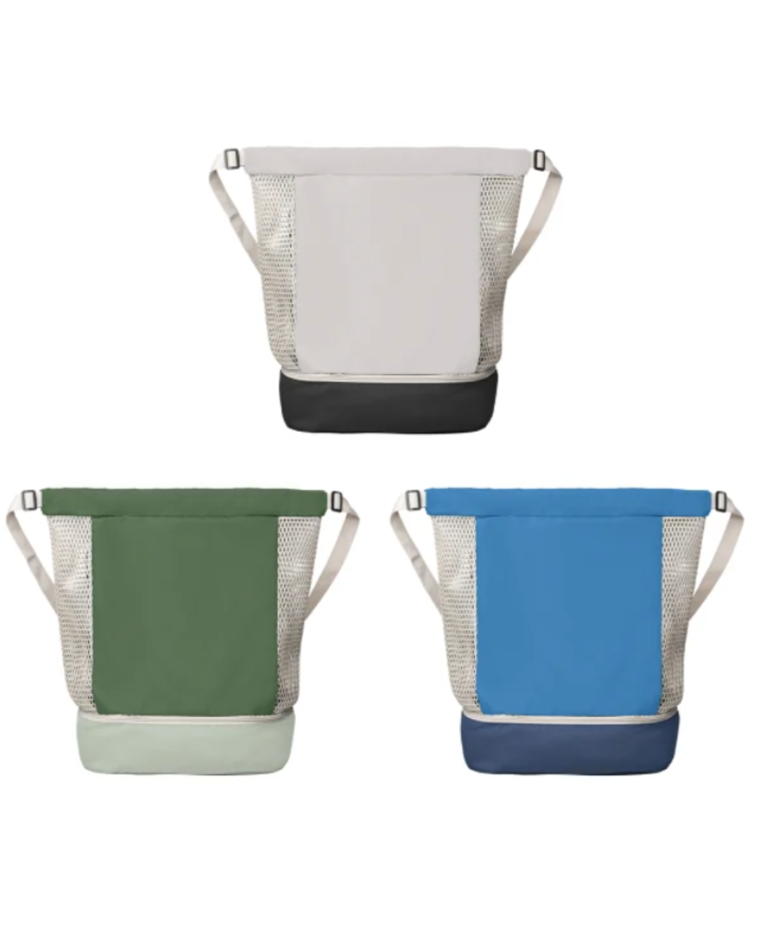 Percost™ Custom Recycled Mesh Drawstring Bag – 34L-MOQ100