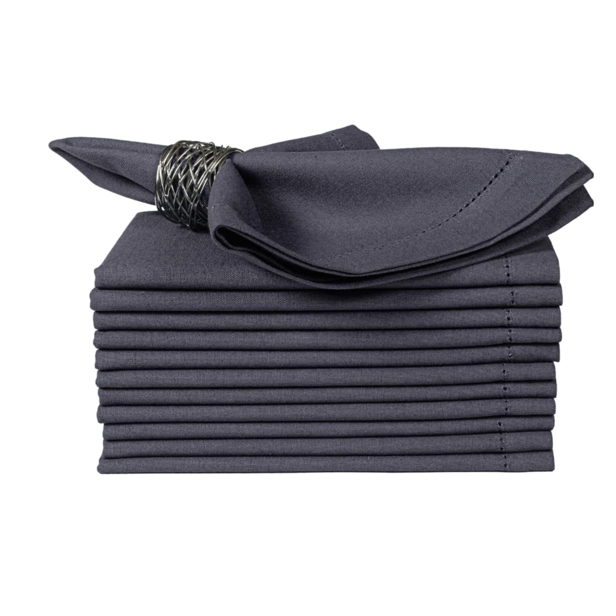 Solid Colour Dinner Napkins – Set of 24 | 18" × 18"