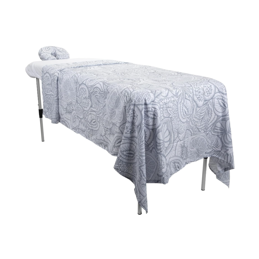 Premium Designer Microfiber 3-Piece Massage Sheet Set –12 Set-Queen