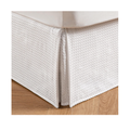 Percost™ Waffle Weave Bed Skirt – 14" Drop