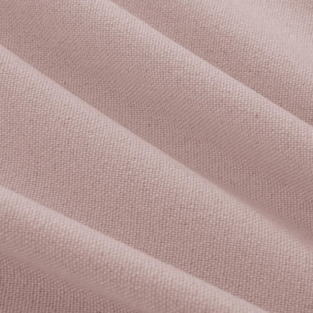 Percost™ 100% Blackout Linen Blend Curtains – 2-Panel Set-Blush Pink