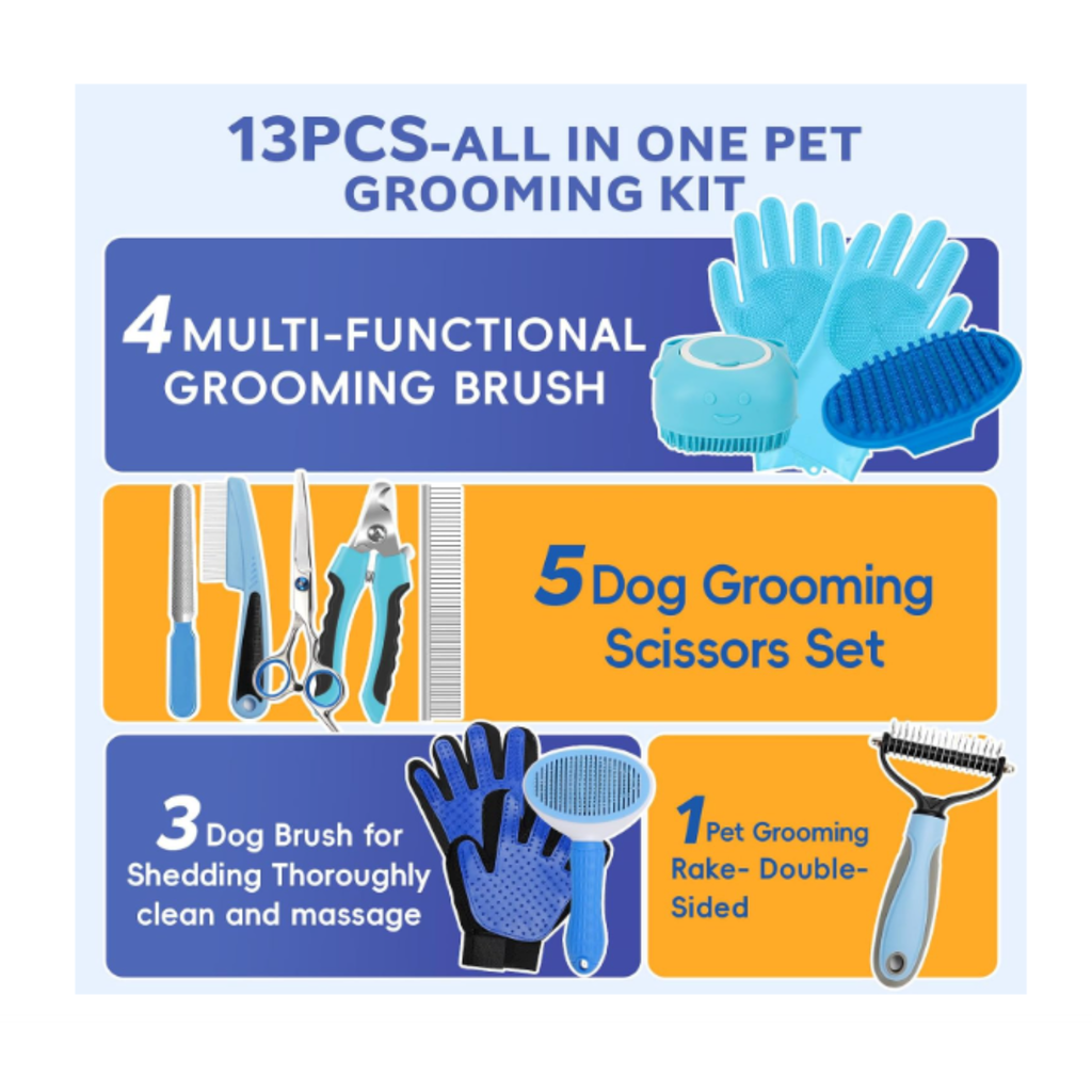 Percost™Professional Pet Grooming Kit (13 Pieces)