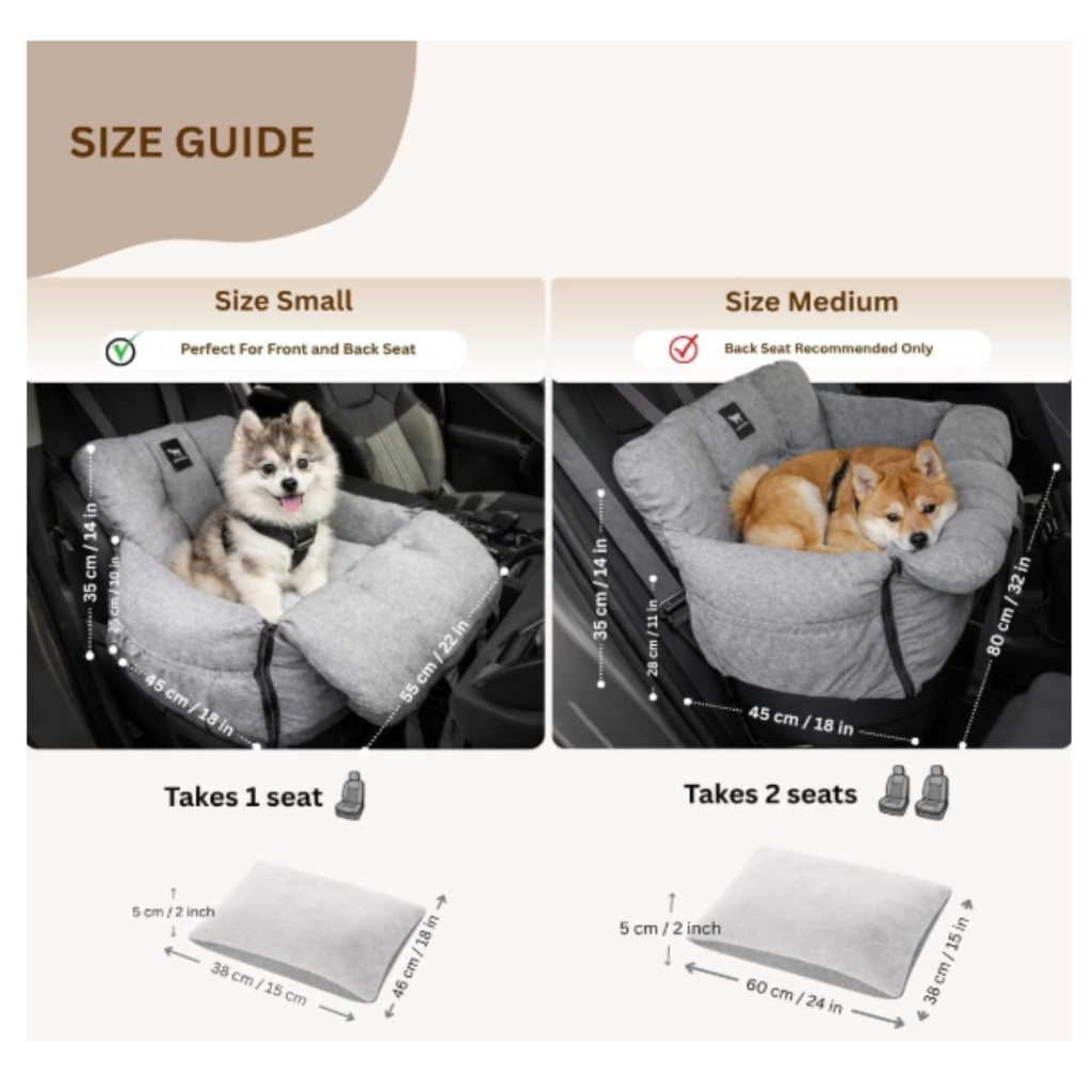 Percost™ Premium Pet Car Seat – Removable Washable Travel Booster