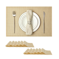 Sparkling Gold Sequin Placemats – Set of 24