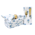Printed Mushroom Design Dinner Napkins – Set of 24