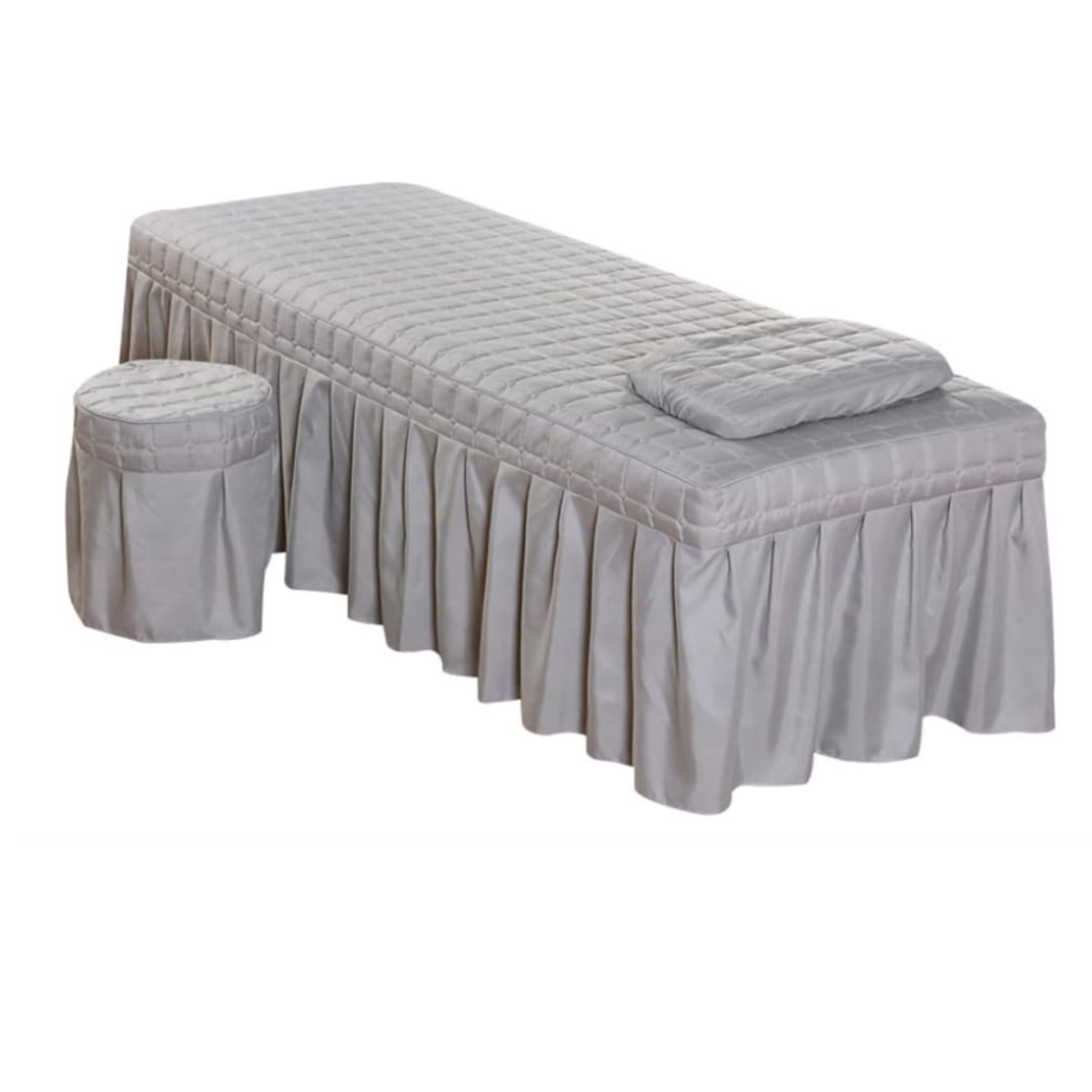 Professional Beauty & Massage Table Cover with Skirt – 190 × 80 cm-12PC