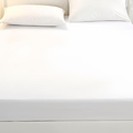 White Cotton Fitted Sheets-12PC