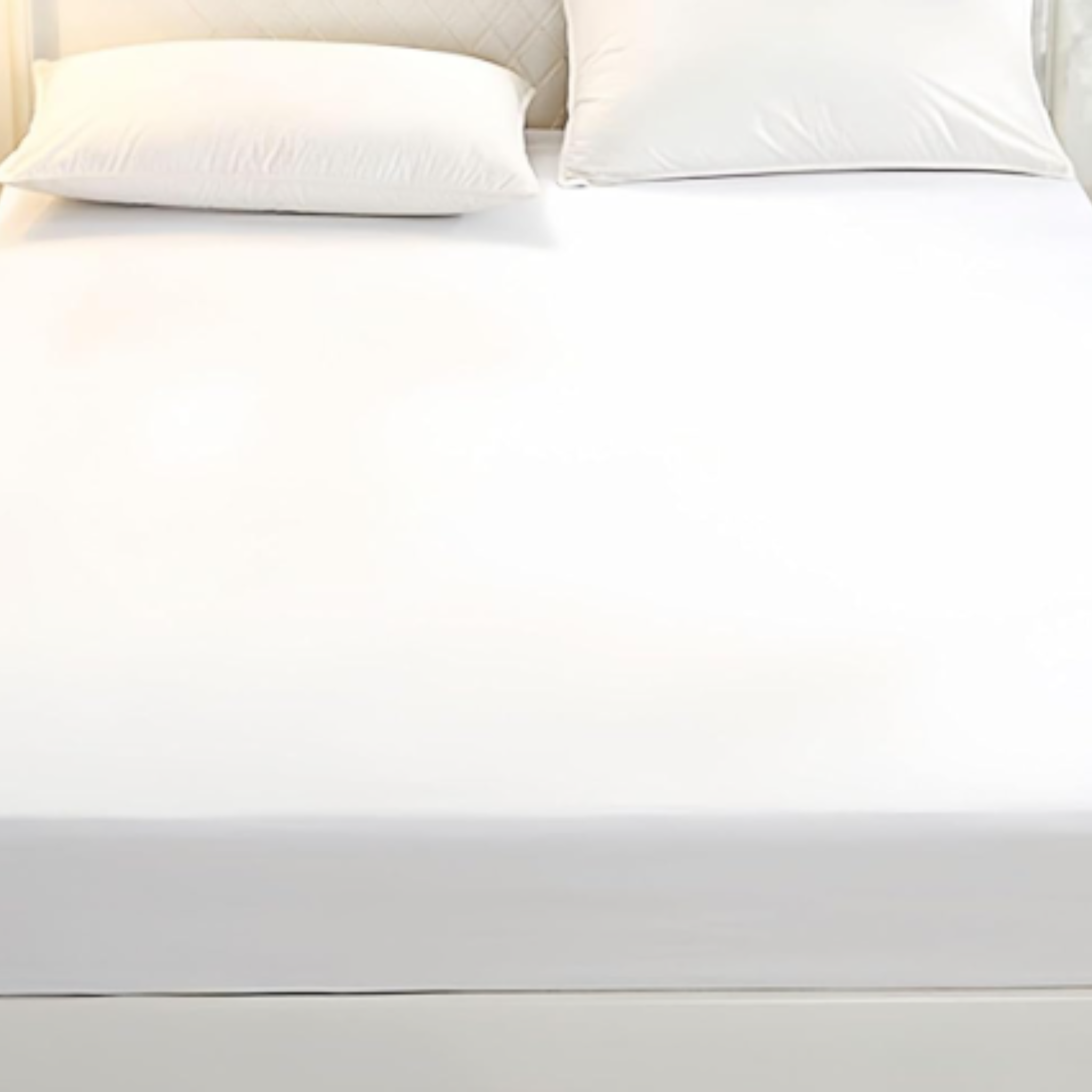 White Cotton Fitted Sheets-12PC