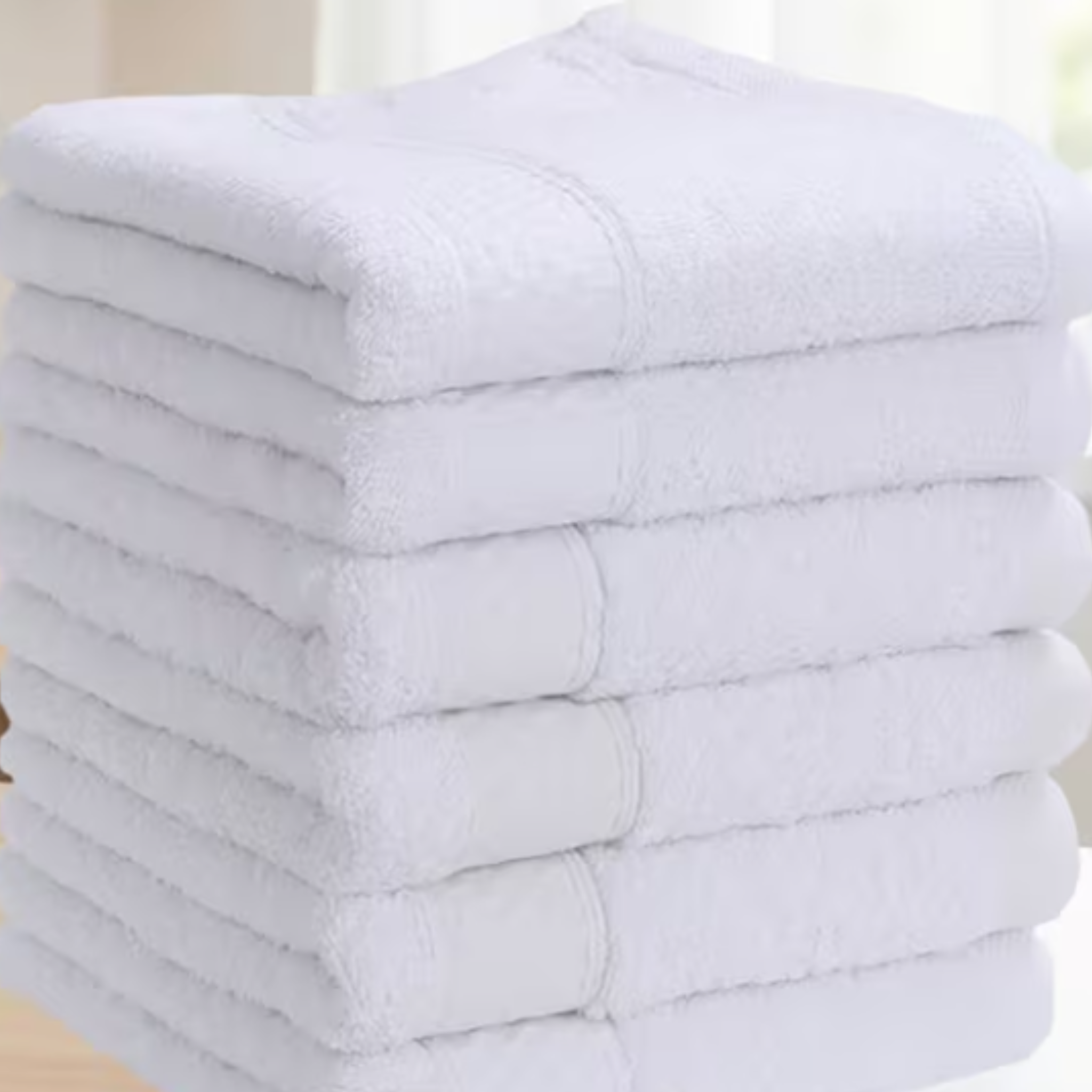 Percost Luxe™ Premium White Wash Cloth 13" × 13"-24PC