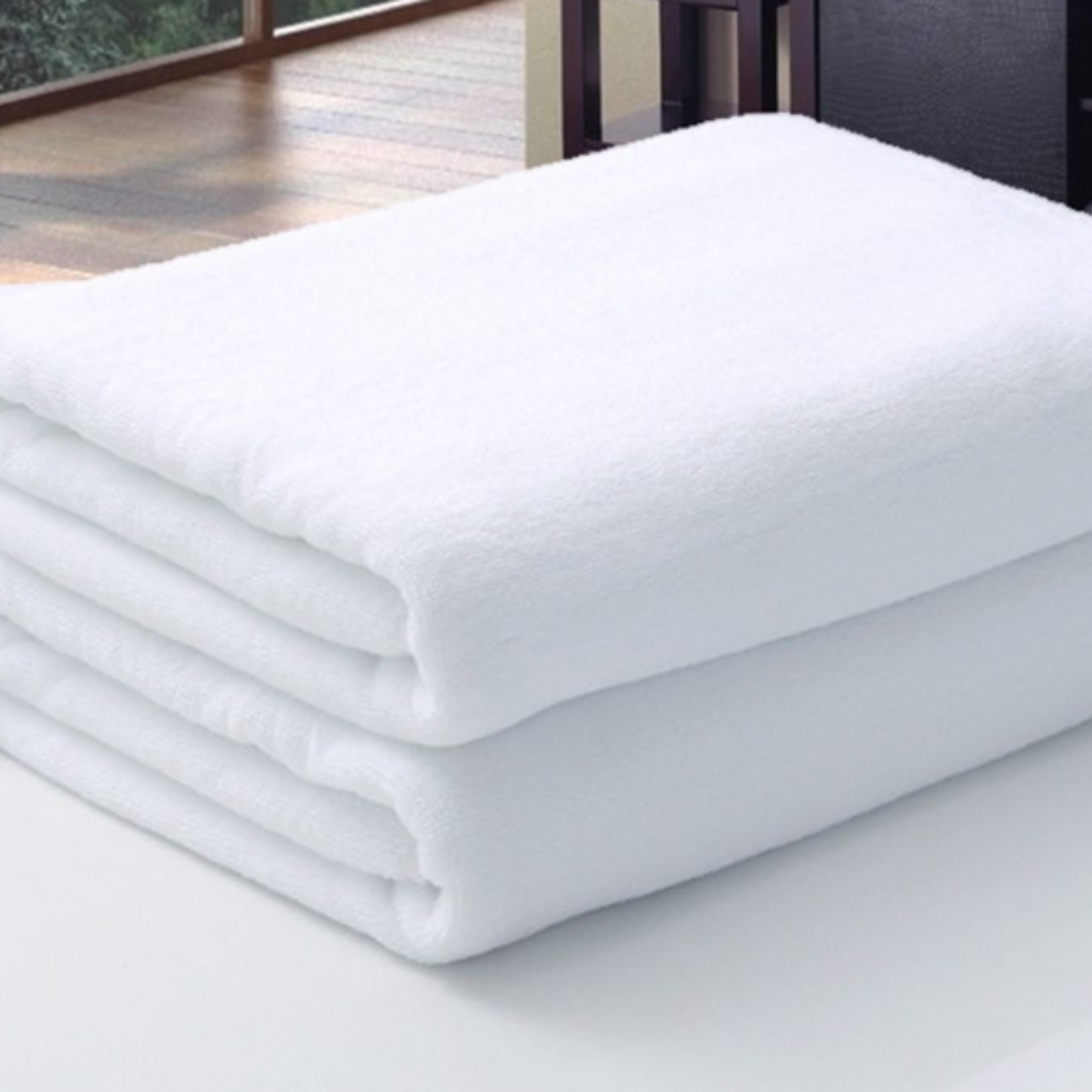 Percost Luxe™ Premium White Medium Bath Towels 22″x48″-12PC