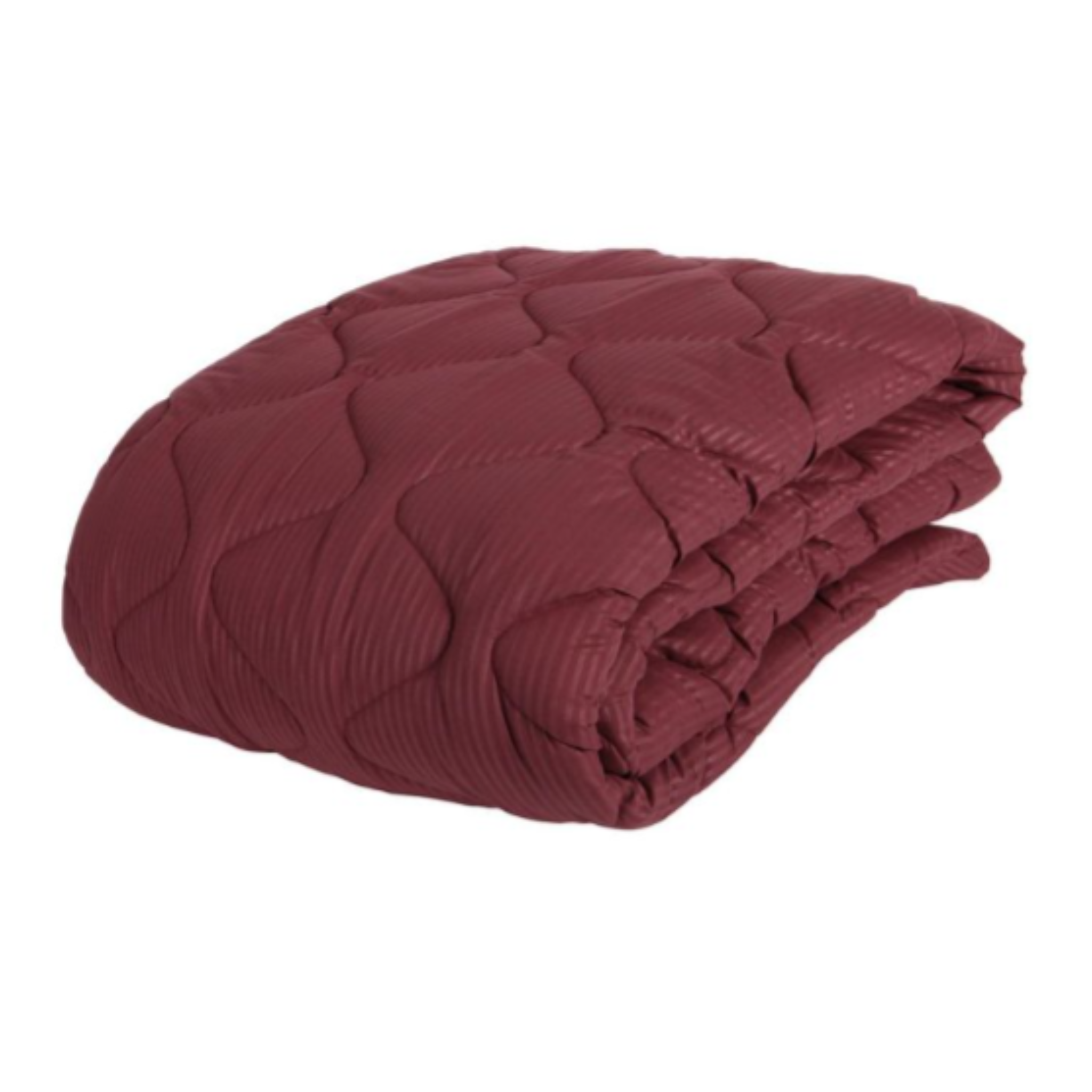 Percost™ Suede Touch™ Quilted Bedspread – Twin Size-Zinfandel Red