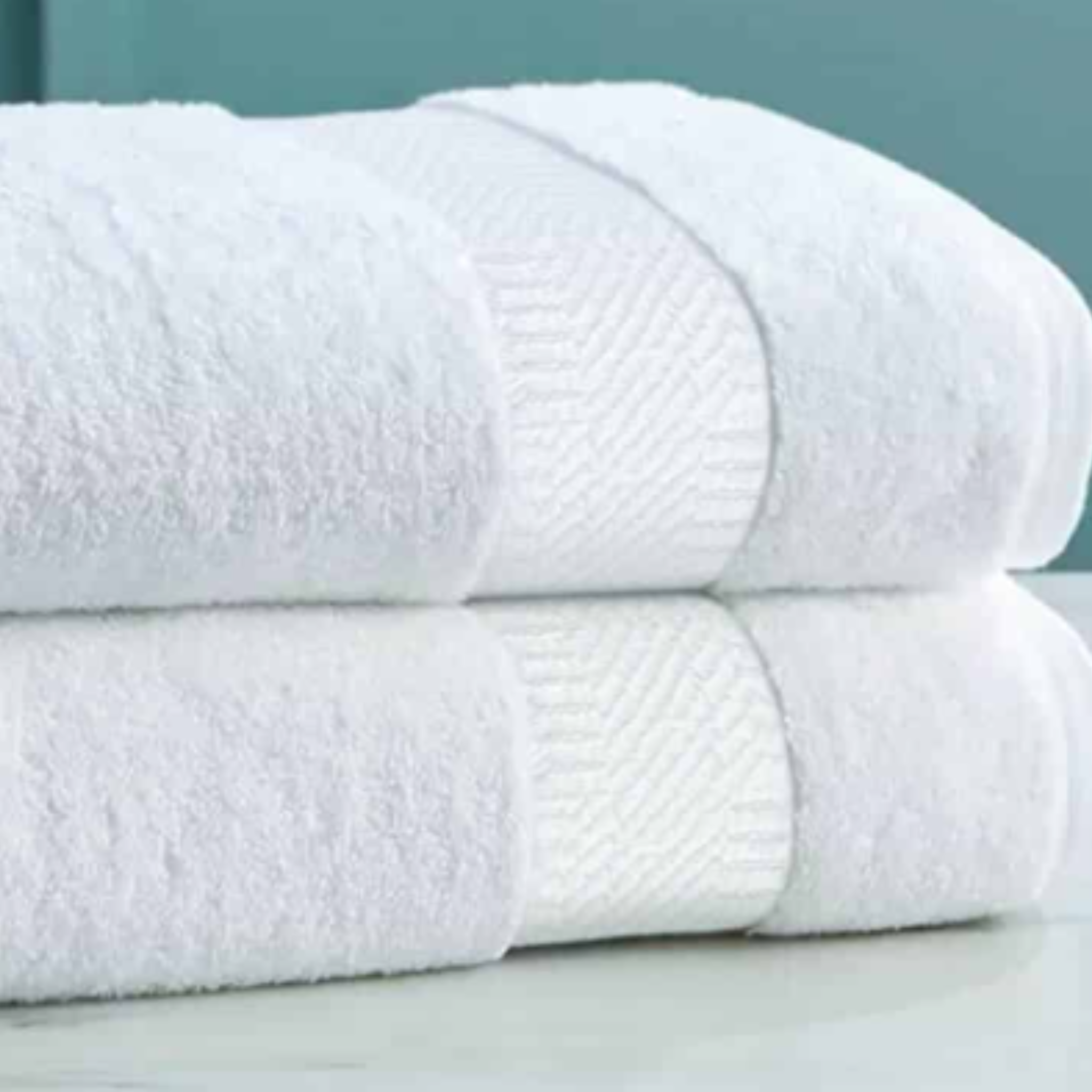 Percost Luxe™ Ultra Luxury White Bath Towels 27″x54″-13lbs-12PC