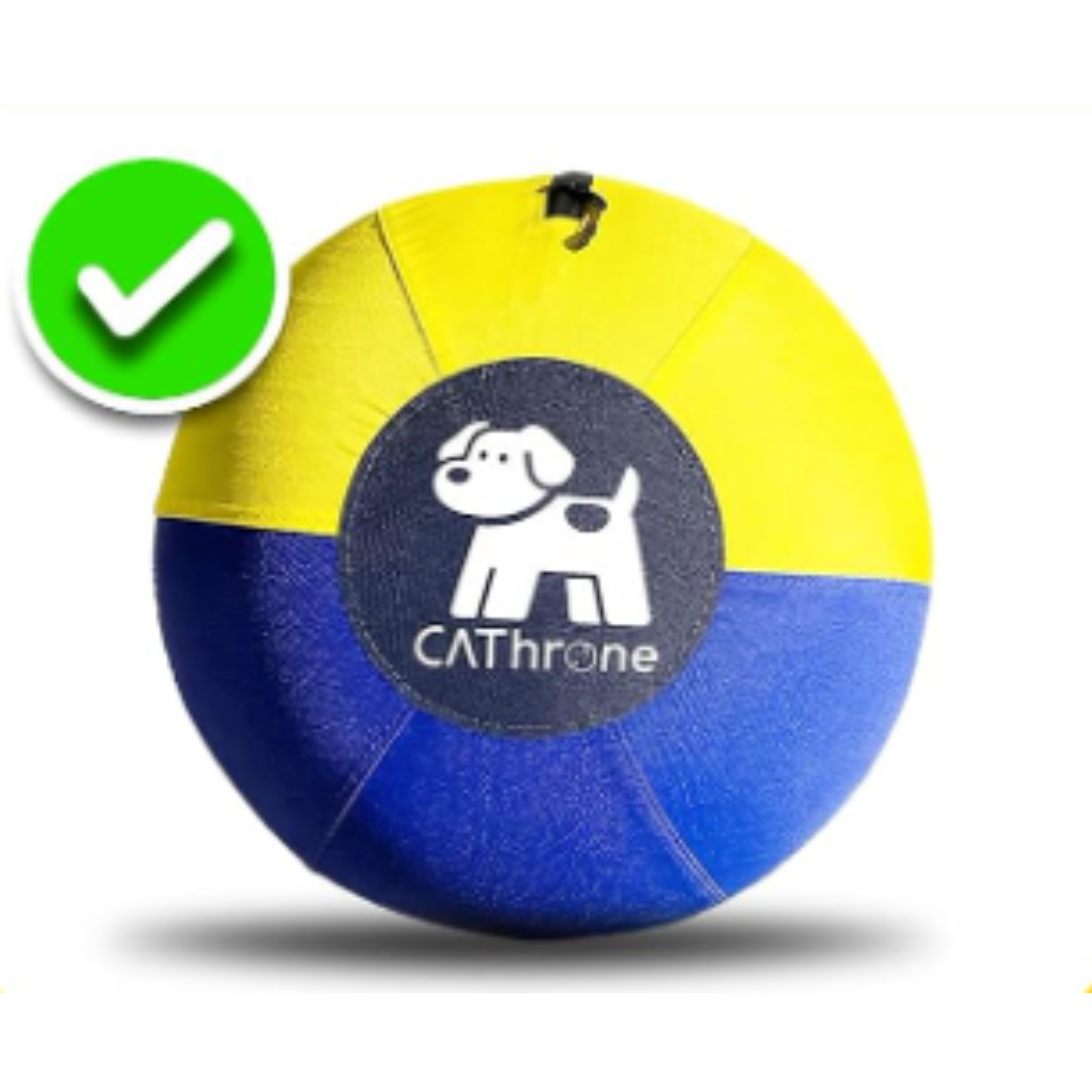 Percost™ 18" Durable Herding Ball for Dogs – Yellow & Blue