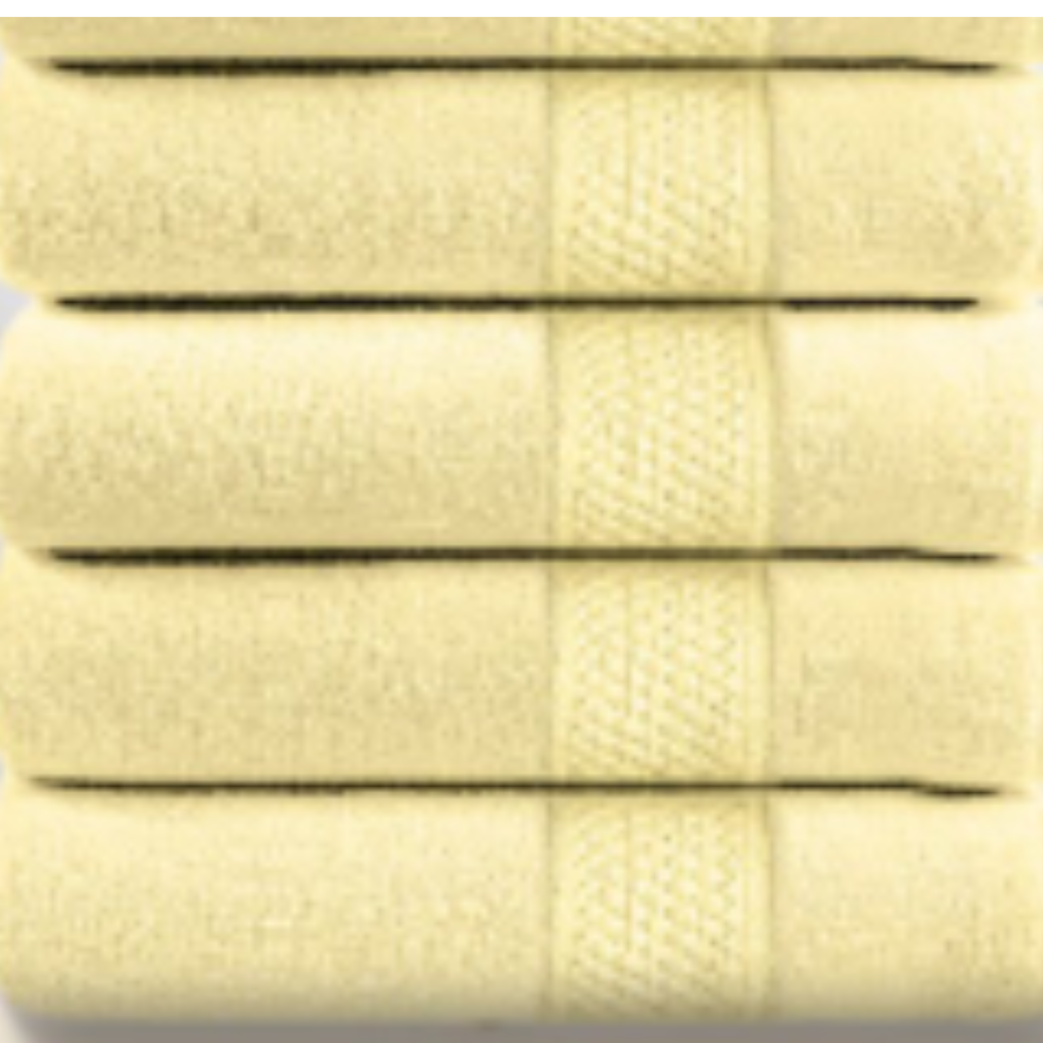 Percost Luxe™ Premium Color Face Towels 12″x12″ – Ivory-24PC