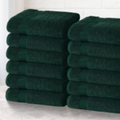Percost Luxe™ Premium Color Face Towels 12″x12″ –Sea Green-24PC