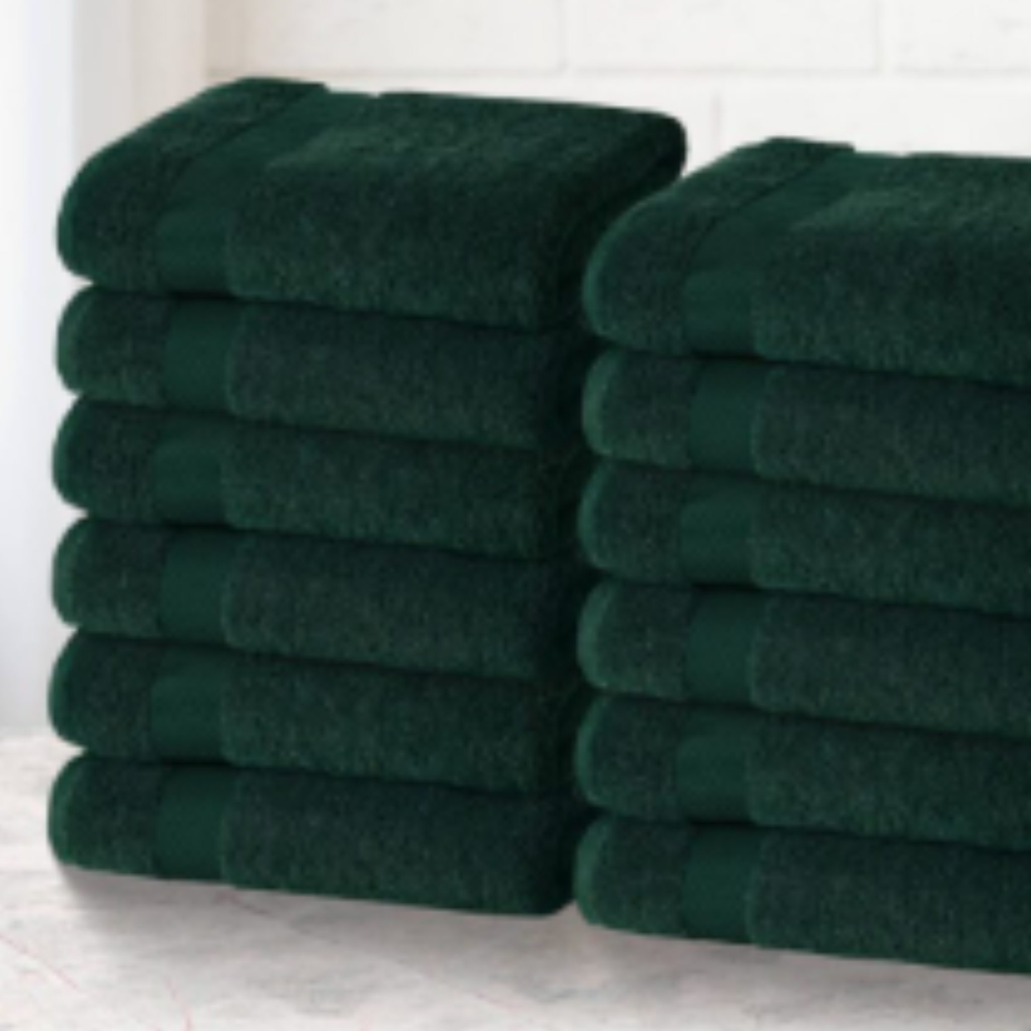 Percost Luxe™ Premium Color Face Towels 12″x12″ –Sea Green-24PC