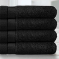 Percost Luxe™ Premium Color Medium Bath Towels 24″x48″ –Black-12PC