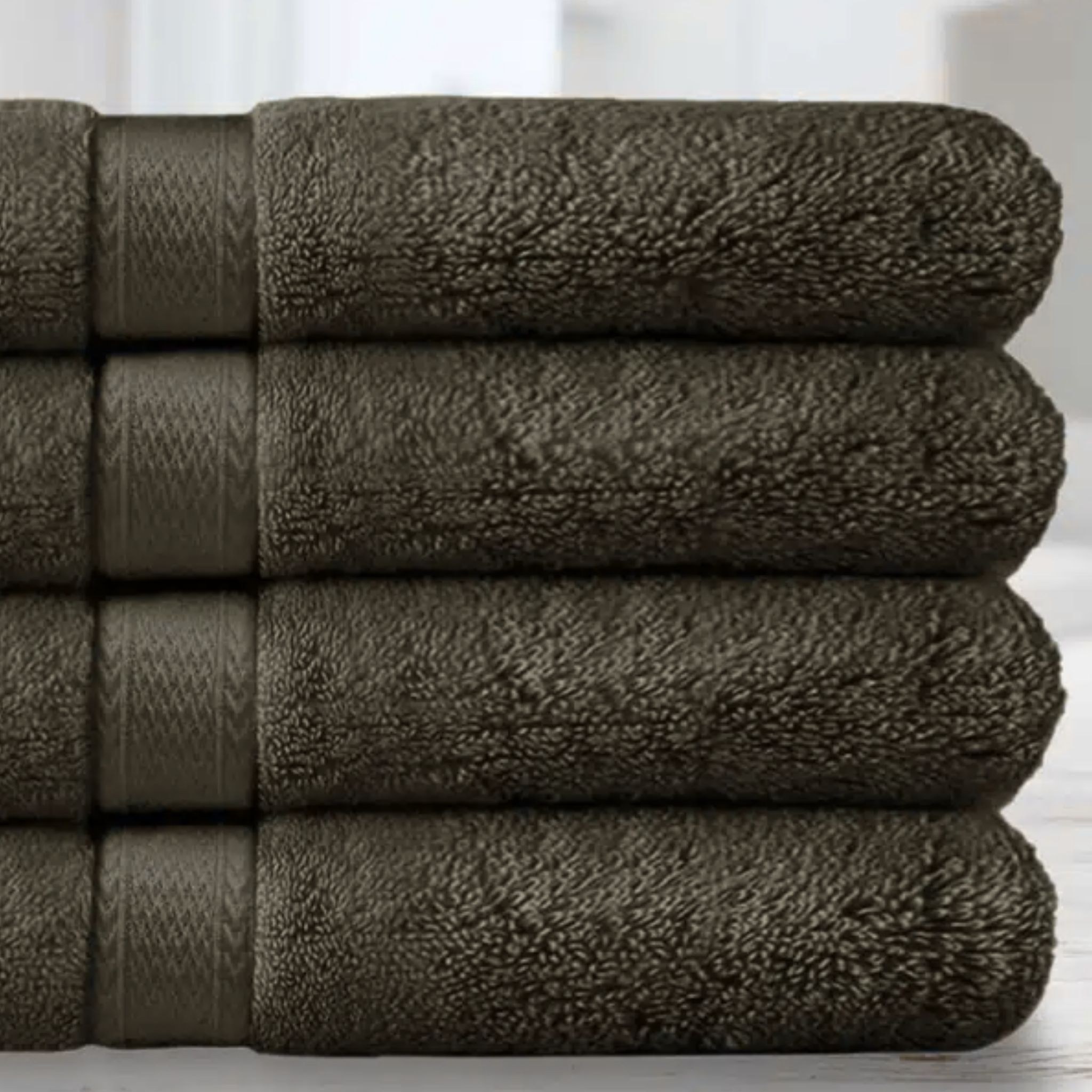 Percost Luxe™ Premium Color Hand Towels 16″x27″ – Dark Grey-12PC