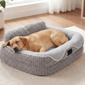 Percost™ Orthopedic Dog Bed – Large Dogs | Grey | 105 × 75 × 20 cm