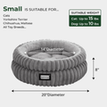 Percost™ Balance Round Cat Bed – Super Soft Plush Pet Bed