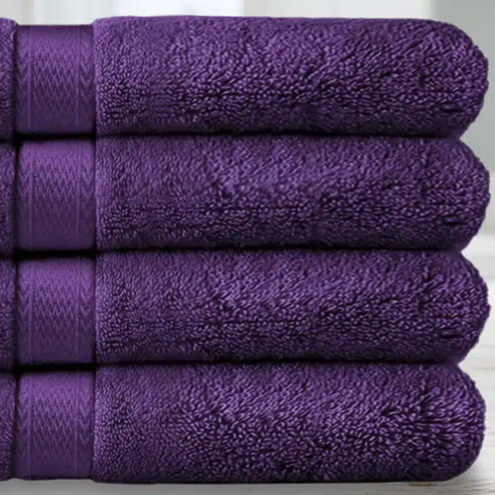 Percost Luxe™ Luxury Bath Towel 26″x52″ – Plum-12PC