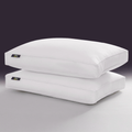 Percost™ Premium White Goose Feather & Down Fiber Pillows – Set of 2-6 Pair