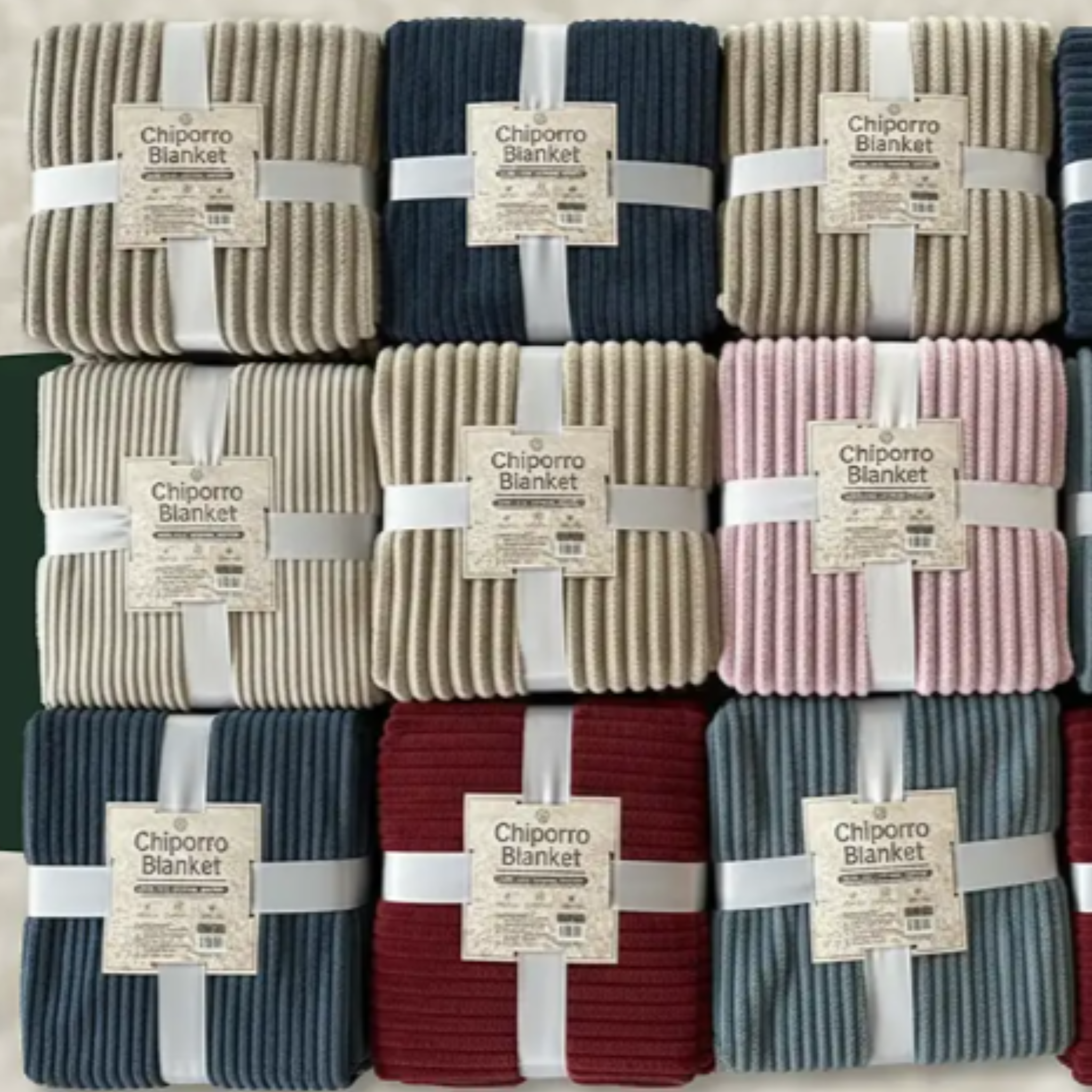 Percost™ Super Soft Chiporro Fleece Blanket – 125 × 150 cm-12PC