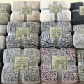 Percost™ Super Soft Flannel Fleece Throw Blanket – 125 × 150 cm-12PC