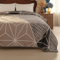 Percost™ 5KG Heavyweight Korean Embossed Mink Blanket – Queen Size (200 × 240 cm)