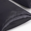 Percost Luxe™ Satin Pillow Cases Queen 20″x30″ – White/Color-12 Pair