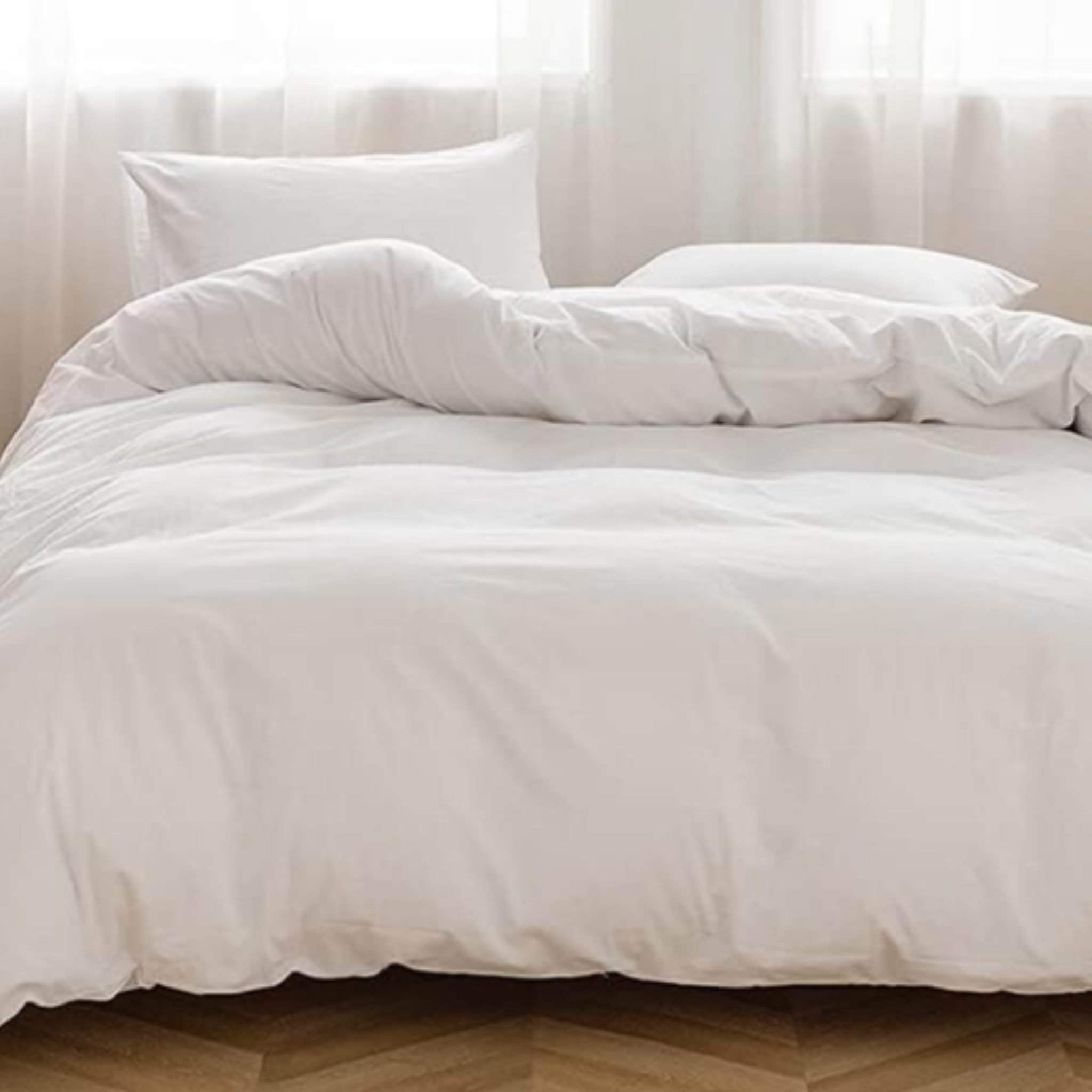 Percost Luxe™ T200 Cotton Duvet Cover Zipper – Twin 66″x90″-12PC