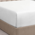 Percost Luxe™ T-250 Premium White Bed Sheet Queen Fitted XXL – 60″x80″x15″-12PC
