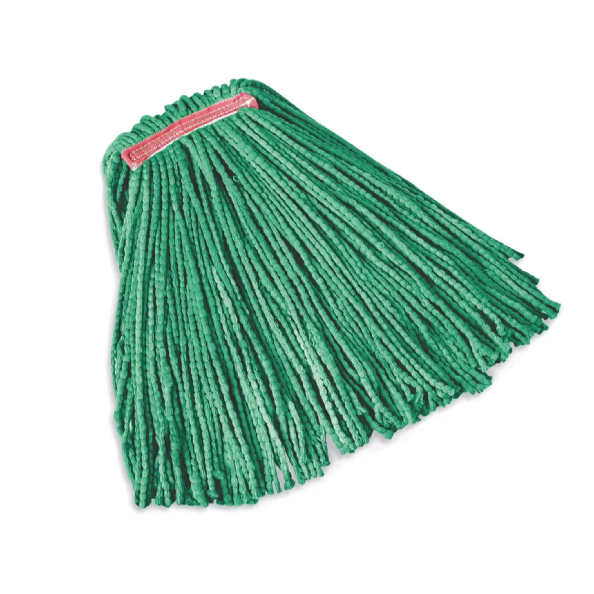 Economy Microfiber Wet Mop Head – 24 oz., Green-12PC