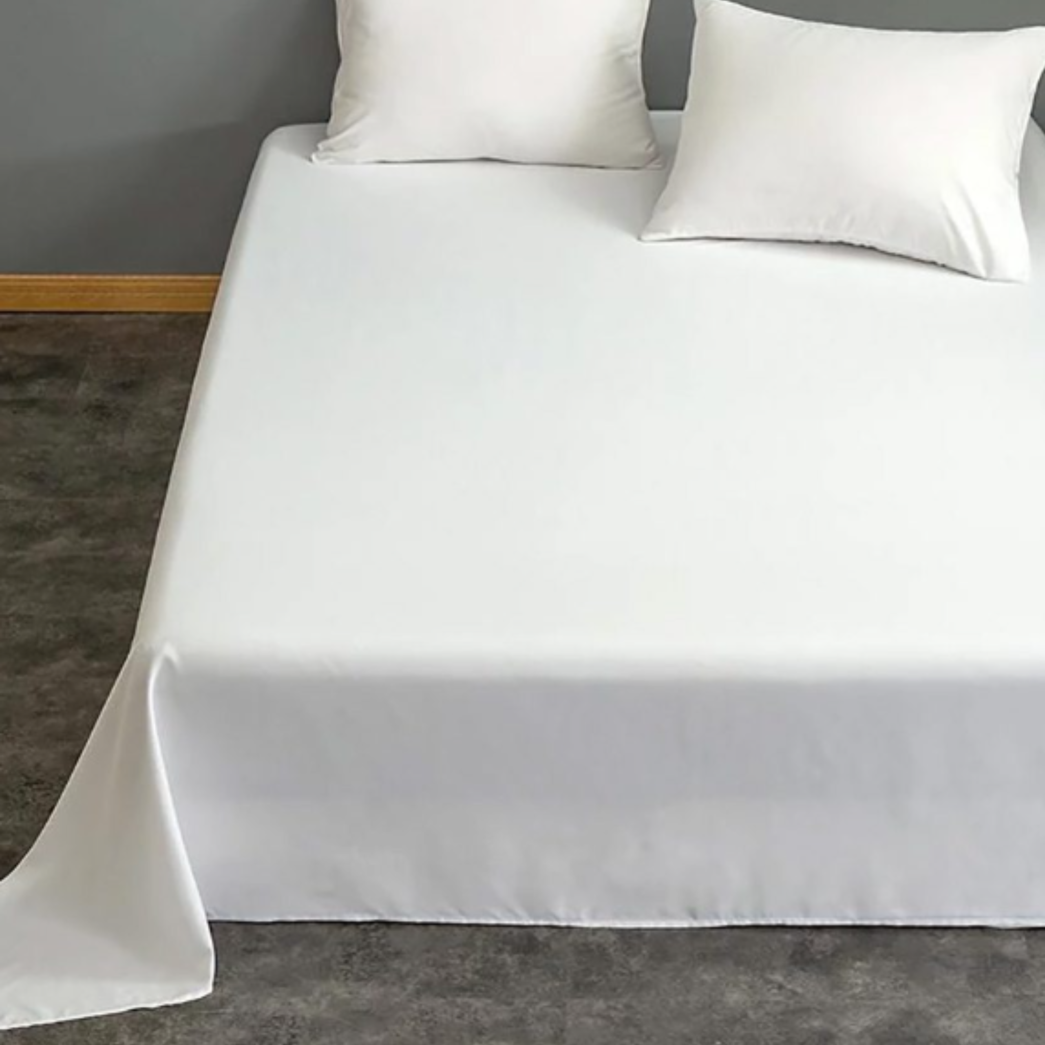 Percost Luxe™ T-200 Queen Flat Bed Sheet XL – 90″x110″-12PC