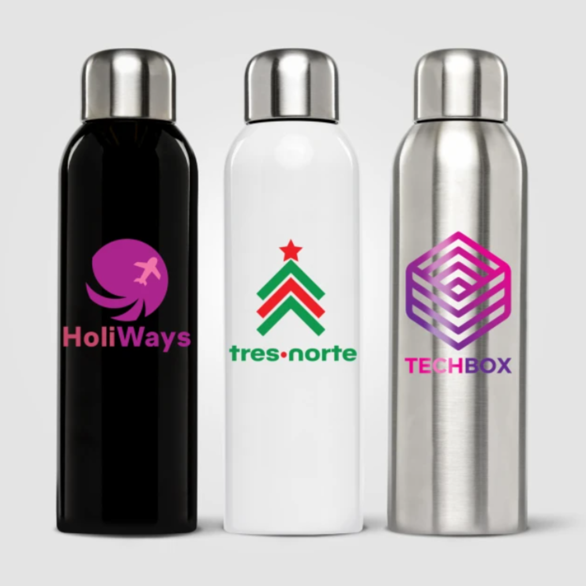 Stainless Steel Water Bottle-MOQ-75-Assorted Colors