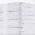 Percost Luxe™ Premium White Wash Cloth 12" × 12"-24PC