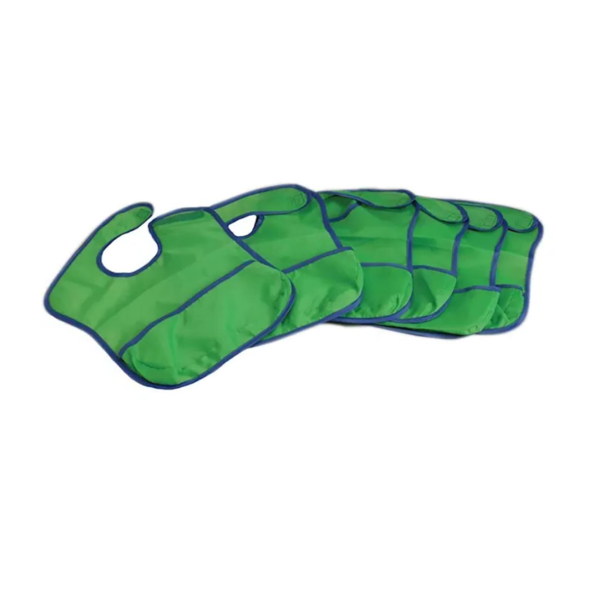 Percost 6-Pack Waterproof Crumb Catcher Bibs – Preschool | Daycare Feeding Bibs