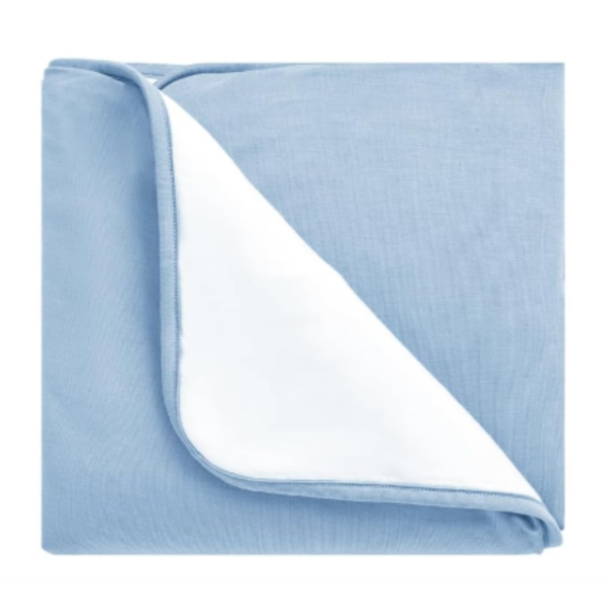 Percost Baby Bamboo Blanket – Blue Soft Breathable Nursery Blanket (30" x 40")-12PC