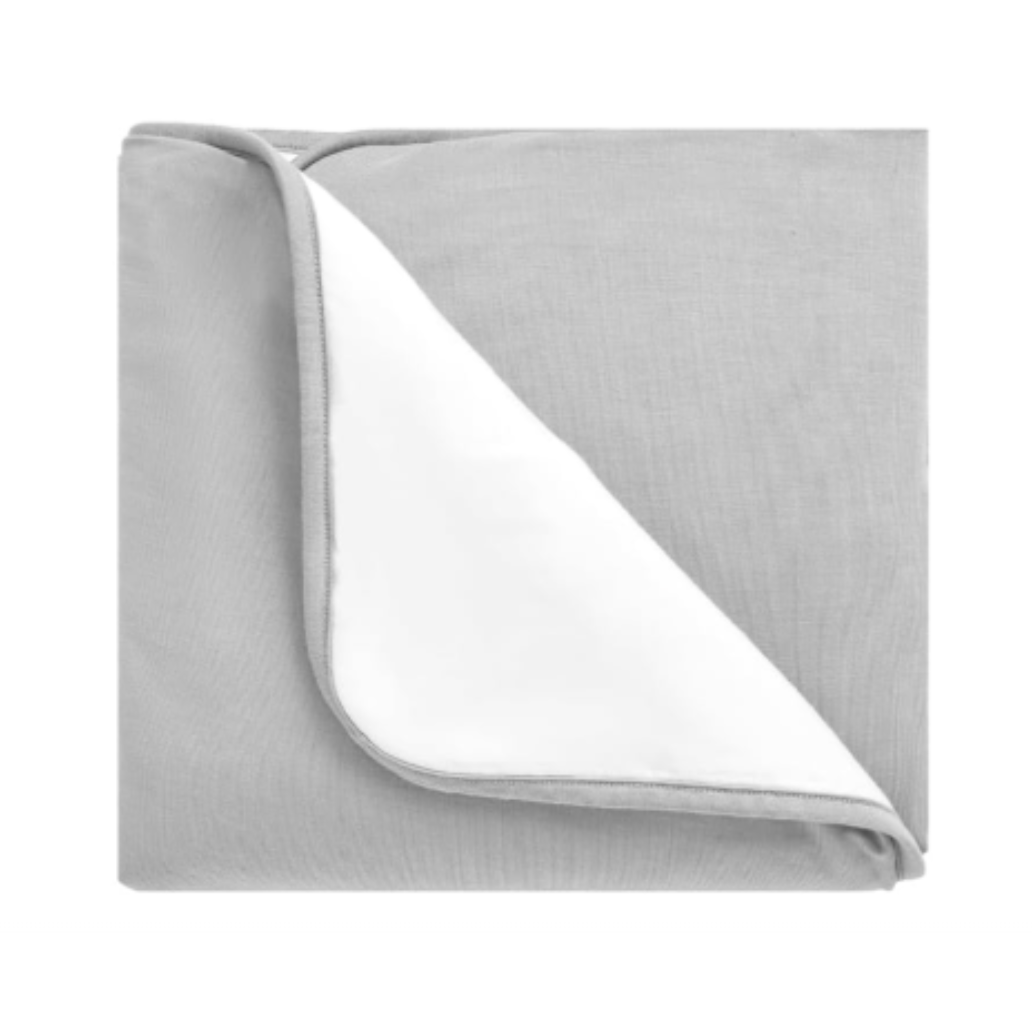 Percost Baby Bamboo Blanket – Grey Soft Breathable Nursery Blanket (30" x 40")-12PC