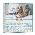 Percost™ Premium Waterproof Mattress Encasement – Zippered, All Sizes