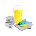 Each 6.5-gallon Universal Bucket Spill Kit includes:

10 × 15" x 19" Heavy-Duty Sorbent Pads
3 × 3" x 4' Heavy-Duty Sorbent Socks
1 pair × Nitrile Gloves
1 × Disposal Bag
1 × Chemical-resistant HDPE Bucket with screw-top lid