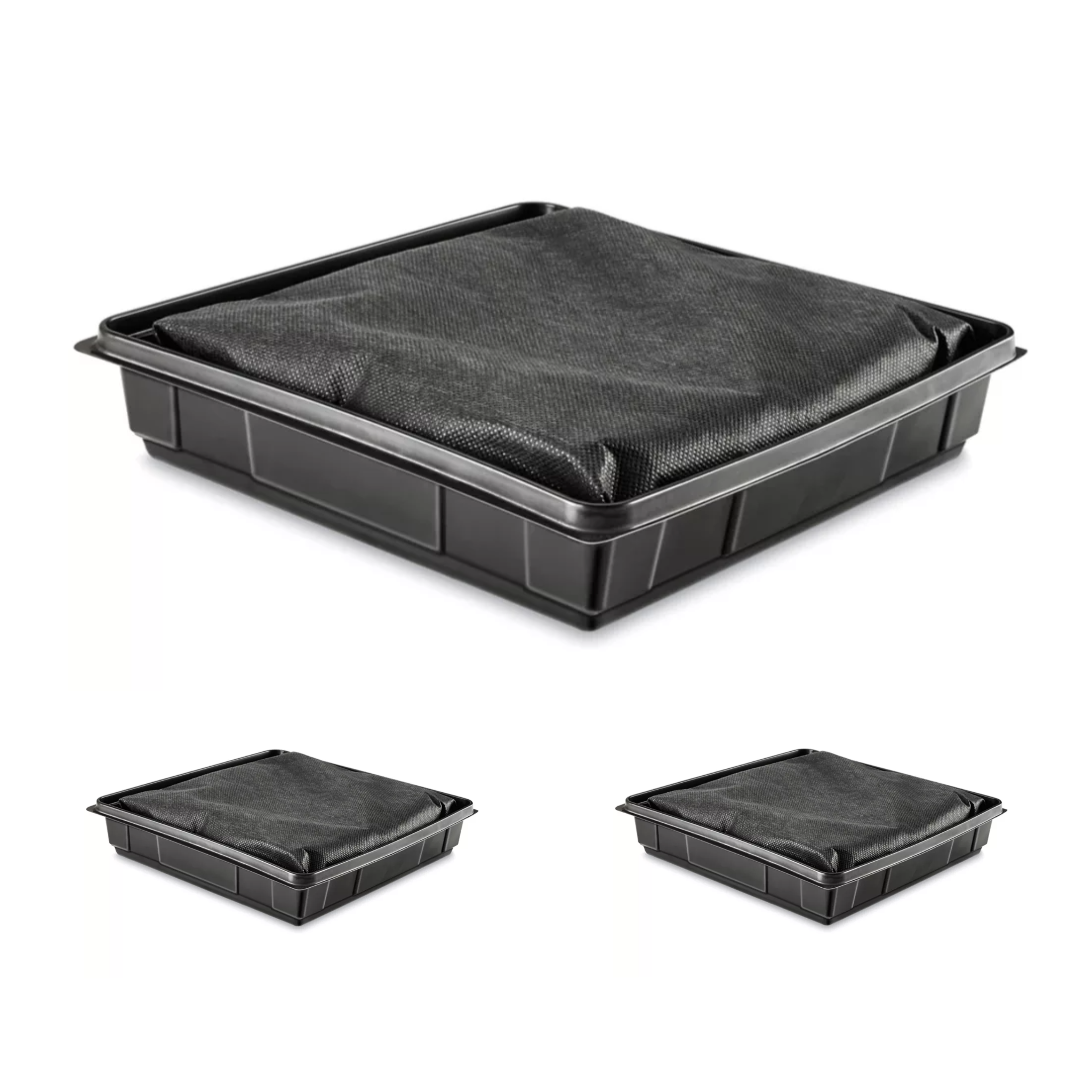 Universal Sorbent Drip Pans – 10" x 10"-12/CASE