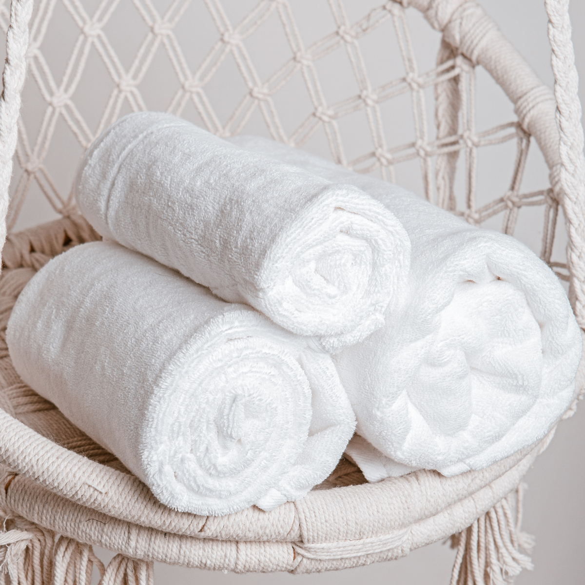 White Hand Towels-12PC