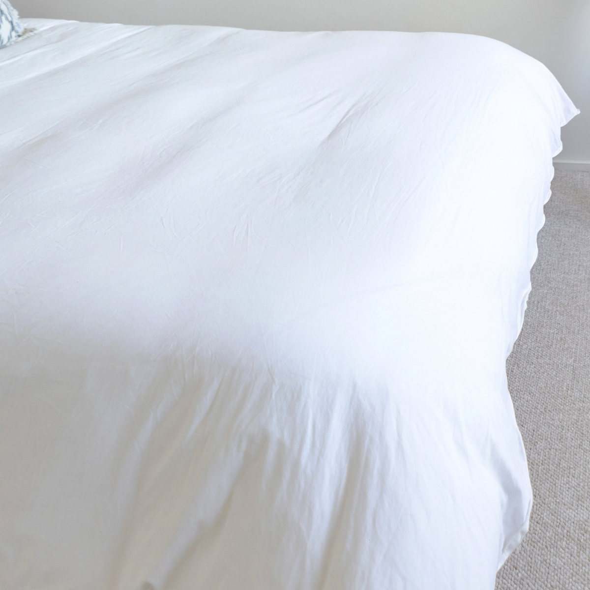 White Cotton Flat Sheets-12PC